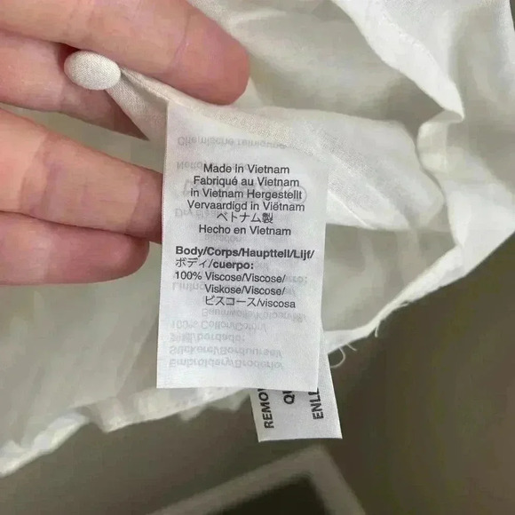 Madewell Eyelet Tassel-Tie Mini Dress Size 10 - Picture 6 of 14